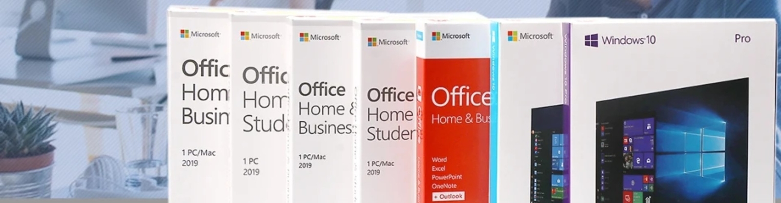 Caixa de varejo do Windows 10