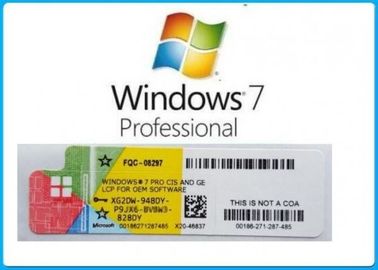Ativação de utilização fácil da etiqueta chave completa de Microsoft Windows 7 da versão em linha