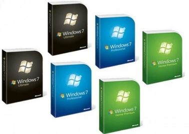 O retalho de funcionamento do profissional de Windows 7 encaixota uma versão completa de 64 bocados para a tabuleta e o PC