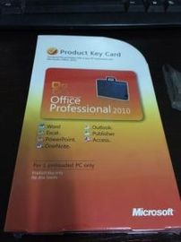 A versão varejo do profissional 2010 de Microsoft Office completamente em linha ativa para o PC