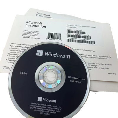 Windows 11 Pro DVD Pack 100% de trabalho com suporte multilíngue e entrega rápida