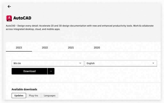 Licença online chave Auto/d/e/s/k AutoCAD 1 ano de assinatura 2024/2023/2022/2021 Para Windows/Mac/PC Software de elaboração
