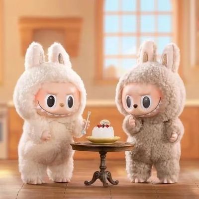Original Autêntico Popmart Labubu Monstros Excitante Macarrão Assento Cego Caixa Figura Brinquedo Bonitinho Brinquedos Mistério Caixas