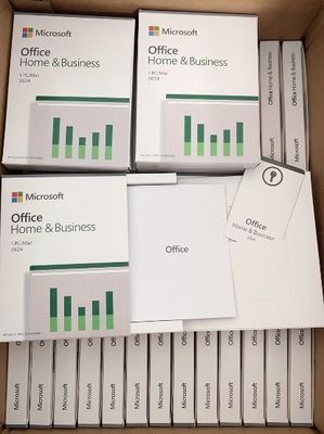 Office Home Business 2024 Versão em Inglês Com Cartão de Chave Office Hb 2021 Bind Key