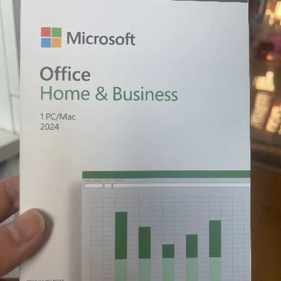 Office Home Business 2024 Versão em Inglês Com Cartão de Chave Office Hb 2021 Bind Key