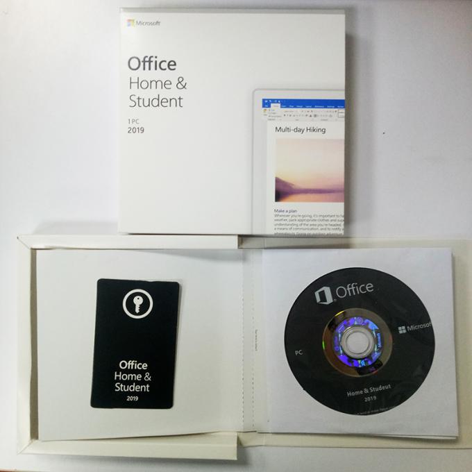 Língua múltipla Microsoft Office pacote varejo de 2019 home e do estudante da caixa com DVD