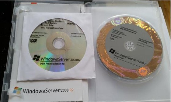 Edição Empresarial R2 de Windows 2008 do disco do dvd da etiqueta do COA R2 do servidor 2008 do bocado DVD Microsoft Windows do pacote 32bit 64 do OEM