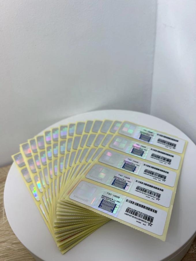 Etiqueta do Coa de Windows 11 vitória em linha global 11 pro KeyPo da garantia vitalícia da ativação da pro 4