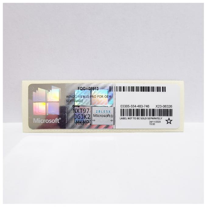 Win 10 Win 11 Profissional Win 10 Win 11 Pro COA Adesivo chave de retalho 6 meses de garantia 1