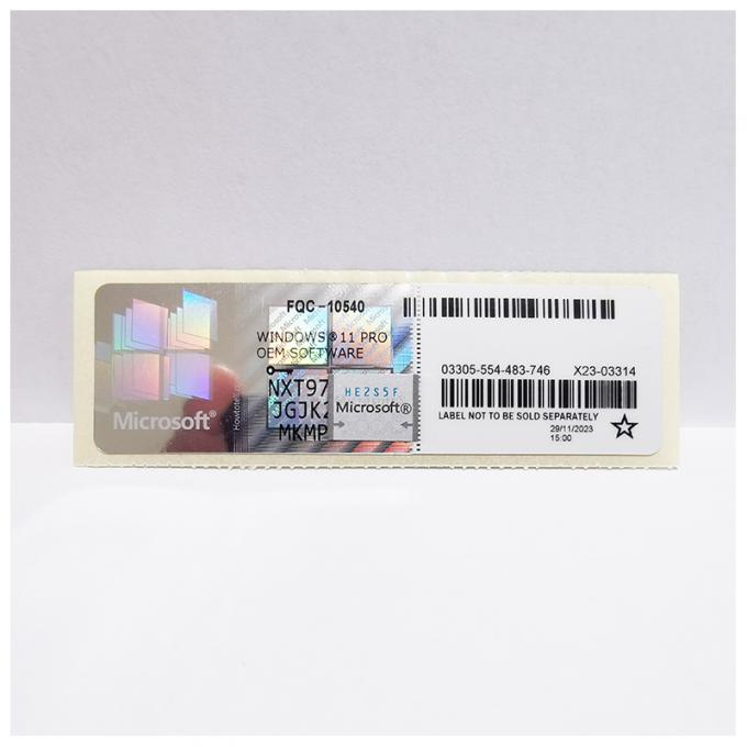 Win 10 Win 11 Profissional Win 10 Win 11 Pro COA Adesivo chave de retalho 6 meses de garantia 4